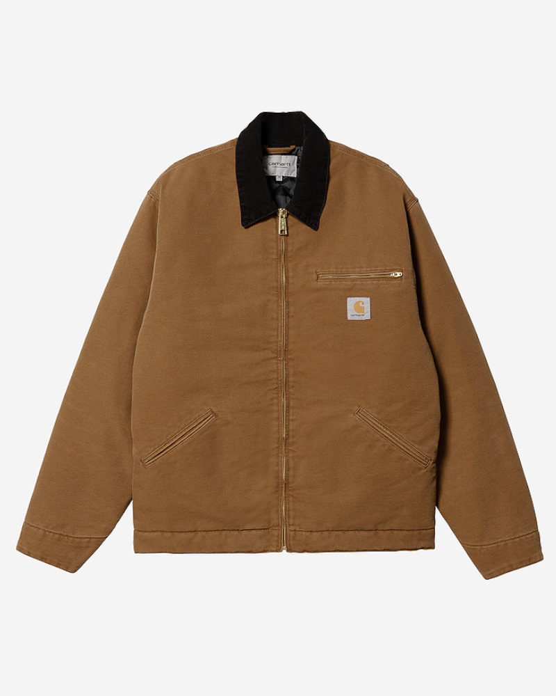 Carhartt WIP OG Detroit Winter Jacket (deep hamilton brown/black  