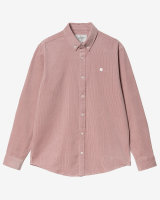 Carhartt WIP Madison Fine Cord Hemd (glassy pink/wax)