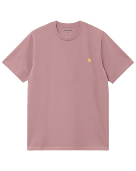 Carhartt WIP Chase T-Shirt (glassy pink/gold)