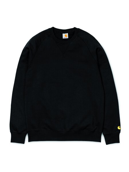 Carhartt WIP Chase Sweatshirt (black/gold) L