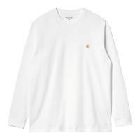 Carhartt WIP Chase Longsleeve (white/gold) L