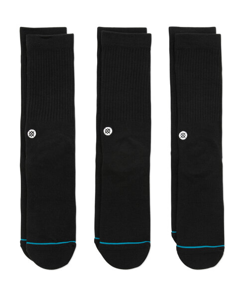 Stance Icon 3 Pack Socken (black) - M (38-42)